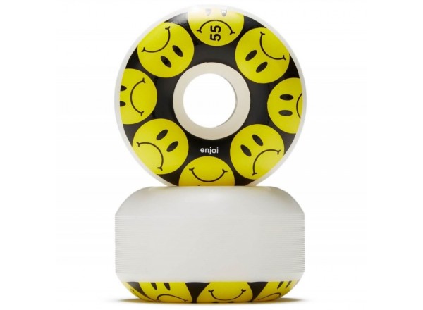 RUOTE Frowny Black Yellow 55mm  Enjoi