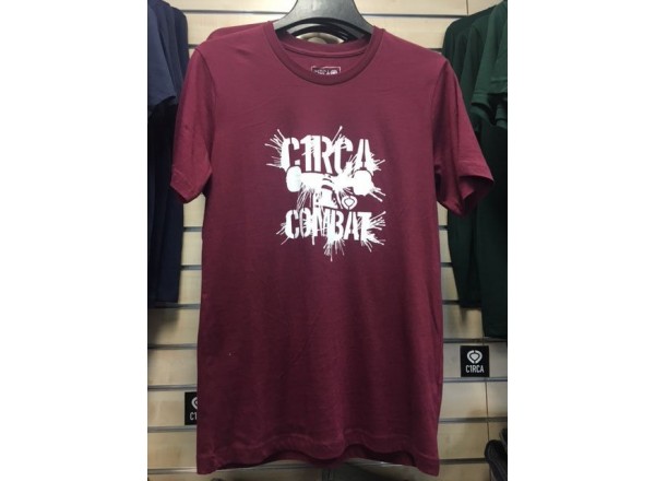 T SHIRT CIRCA TRUCK SPLATTER TEE MARRON