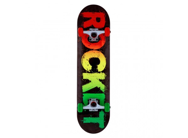 Skateboard Completo ROCKET RASTA  8"